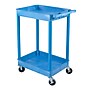 Luxor ENDURA 2-Shelf Utility Cart, Blue (BUSTC11BU)~#|#~79F26CE7-6ED1-4E3B-AE0424FE87974AD3_sc7