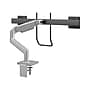 Humanscale Adjustable Dual Arms, Up to 28" Monitor, Silver (M82HGS)~#|#~79F65568-7CED-4DB2-8610B922DDE7550C_sc7