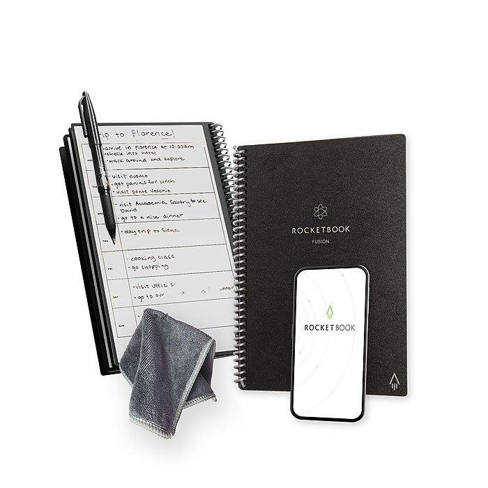 Rocketbook Fusion Reusable Notebook Planner Combo, 6