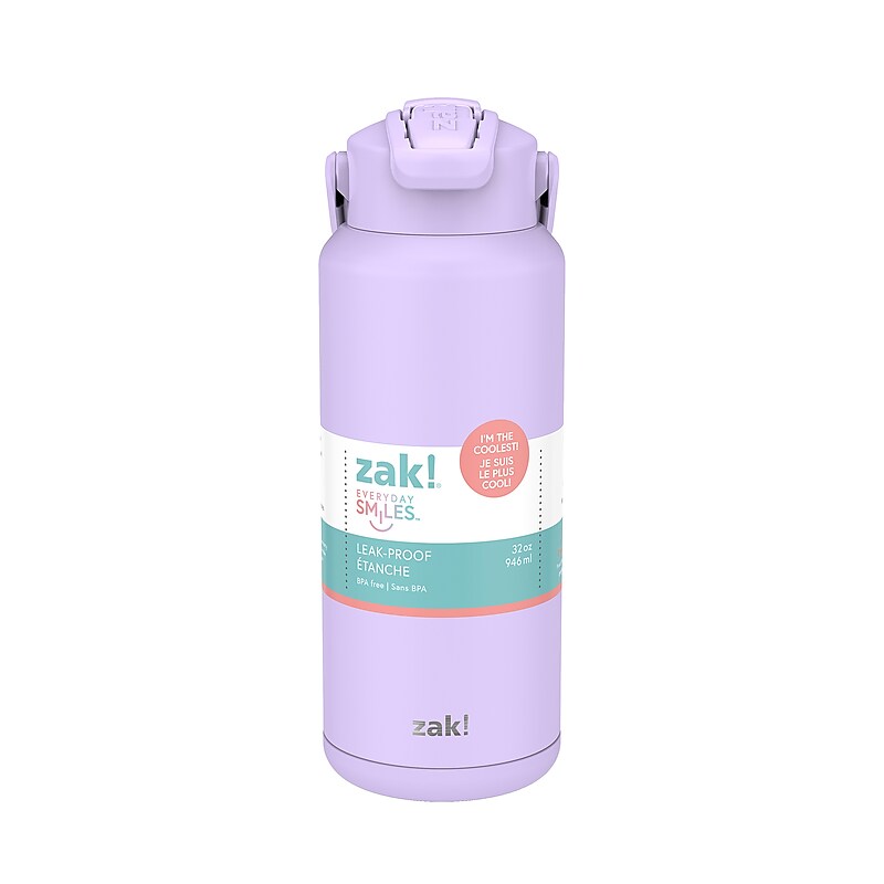 Zak! Liberty Stainless Steel Double Wall Insulated Tumbler, 32 oz., Lavender (2598-X030) image 1