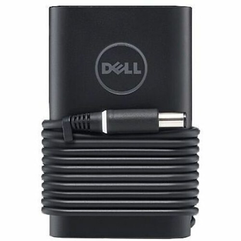 Dell Slim 65W AC Adapter for Dell Laptop, Black (M1P9J) image 1