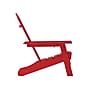 Flash Furniture Newport Adirondack Chair with Cup Holder, Red (LEHMP104410RD)~#|#~7A02B7D9-D308-47B8-8C7E06794DC964CA_sc7