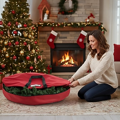 Tiny Tim Totes 36" Wreath Storage Bag - Thumbnail 3