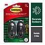 Command  Medium Terrace Hooks, 3 lb., Slate, 2/Pack (17086S-AWES)~#|#~7A058E83-FD28-4D75-B67FF97F1A86AD1D_sc7