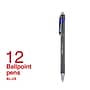 Staples Postscript Retractable Ballpoint Pens, Fine Point, Blue Ink, Dozen (18266)~#|#~7A0816F6-3373-4100-B70696942442B084_sc7