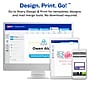 Avery Clip Style Laser/Inkjet Name Badge Kit, 3" x 4", Clear Holders with White Inserts, 100/Box (74541)~#|#~7A09392D-F98E-4368-BA0CDB7F7E9E0E6C_sc7