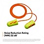 3M E-A-Rsoft Yellow Neon Blasts Corded Earplugs, NRR 33 dB, Orange/Yellow, 200/Pack (3111252)~#|#~7A127353-2469-412A-B32FE654C110865E_sc7