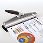 Swingline LightTouch Desktop Adjustable Hole Punch, 12 Sheet Capacity, Black/Silver (74026)~#|#~7A132F70-2E63-43DE-AA01E1E3E39F731A_sc7
