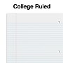 Staples 1-Subject Notebook, 8" x 10.5", College Ruled, 70 Sheets, Purple (ST27501C)~#|#~7A171750-1530-47AA-9D565B3AAB79E0A5_sc7