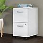 Bush Business Furniture Studio C 2-Drawer Mobile Vertical File Cabinet, Letter/Legal Size, Lockable, White (SCF116WHSU)~#|#~7A18F2AD-54F2-41BA-A924679BA0C7CDC4_sc7