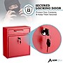 AdirOffice Steel Indoor/Outdoor Interoffice Drop Box Mailbox, Medium, Red (631-05-RED-PKG)~#|#~7A1B9A63-3B3E-47DD-A85C52D0CE3B4543_sc7