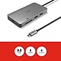 Staples TECH 8-Port Hub, Gray (ST62383)~#|#~7A1E3392-E9DE-4189-81B70F6BA1D25823_sc7