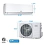 Black & Decker Mini Split  230-Volt 11500 BTU Wall Air Conditioner with Inverter & Remote, WiFi Enabled, White (BSA1120TC)~#|#~7A1F9CBF-37AE-44BC-93D7D99553B8CA2B_sc7