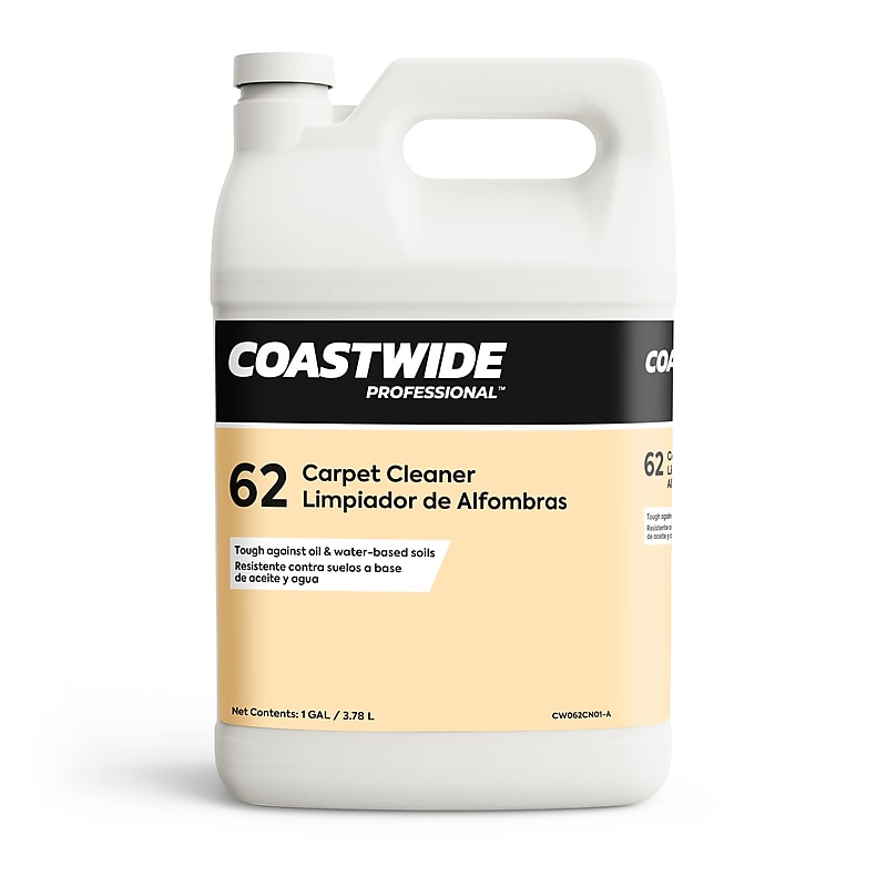Coastwide Professional™ Carpet Cleaner 62, 3.78L/128 Oz., 4/Carton (CW620001-A) image 1