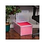 Iris Plastic File Box with Attached Flip Top Lid, Letter Size, Clear, 5/Pack (139921)~#|#~7A2755BC-726D-45F9-8D0D61064B02971F_sc7