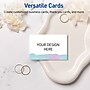 Avery Watercolors Business Cards, 2" x 3.5", Matte White, 80/Pack (19479399994)~#|#~7A2829D6-961B-4E1B-B9B5A32D2EFB6CE5_sc7