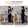 Mount-It! MedHub Motorized Height-Adjustable Mobile Medical Cart Workstation with Locking Casters, White/Gray (MI-16040)~#|#~7A2F4346-19D6-4C80-BBFE2C61D2C5A1B1_sc7