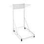 AdirOffice Metal Mobile File Cart with Lockable Wheels, White (613-WHI-KIT1)~#|#~7A31C6B5-5BA5-489C-B150FB32D314D7ED_sc7