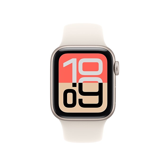 Apple Watch SE 3 GPS Smartwatch, 40mm, Starlight Aluminum Case