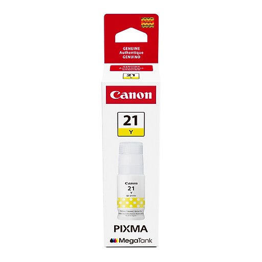 Canon GI-21 Yellow Standard Yield Ink Bottle (4539C001) | Staples