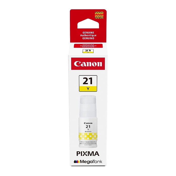 Canon GI-21 Yellow Standard Yield Ink Bottle (4539C001) | Staples