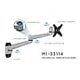Mount-It! Modular Mount Adjustable Monitor Arm, Up to 27" Monitors, Gray/Silver (MI-33114)~#|#~7A38D28A-D3E6-43CF-A228C56987B5D623_sc7