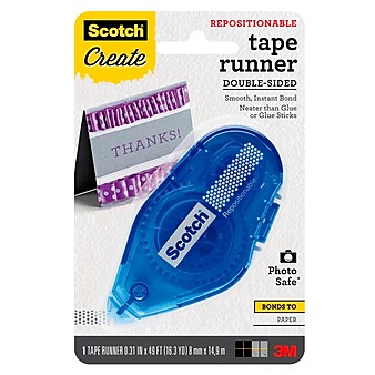 Scotch® Repositionable Tape Runner, .31" x 49 ft. (055-RPS-CFT)