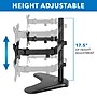 Mount-It! Adjustable Dual Monitor Arms, Up To 32" Monitors, Black (MI-2781)~#|#~7A3C9E81-DFDC-4D56-A195AF6840E8F4C7_sc7