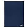 2027 Staples 8" x 11" Weekly & Monthly Appointment Book, Faux Leather Cover, Navy (ST58470-27)~#|#~7A49782E-34BA-4BF2-BFB1B7227683F560_sc7