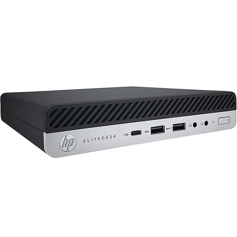 HP EliteDesk 800 G4 Refurbished Desktop Computer, Intel Core i5-8500T, 16GB Memory, 256GB SSD (J1-800G4MA02) image 1