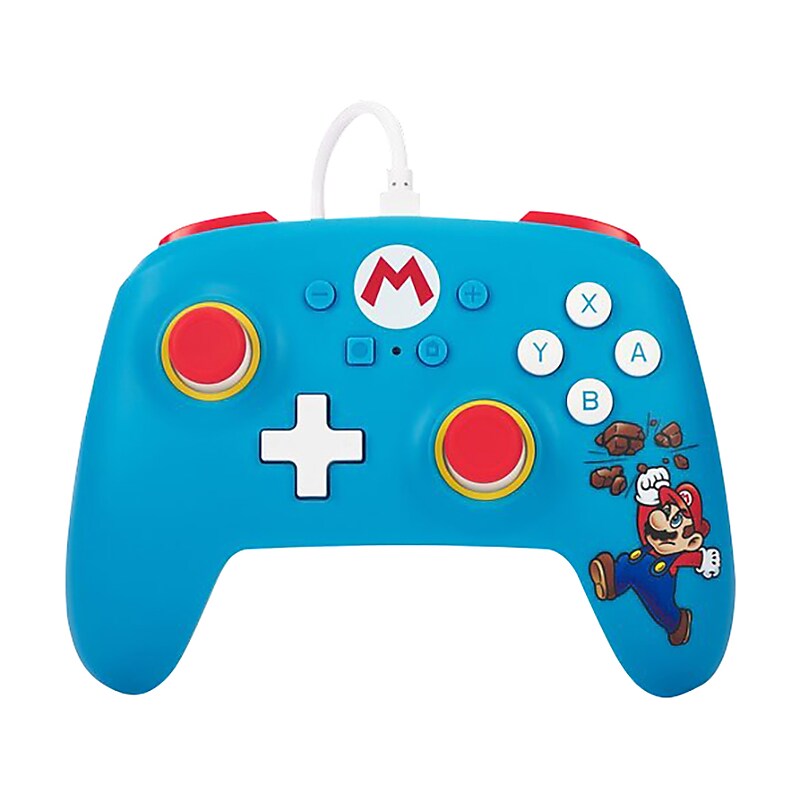 PowerA Super Mario Bros. Wired Controller for Nintendo Switch, Brick Breaker Mario (NSGP0198-01) image 1