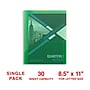 Staples 2 Pocket Plastic Presentation Folder, Letter Size, Green (ST26383-CC)~#|#~7A4CDD5F-3AA4-4D06-82EA88DC7ED70D2A_sc7