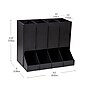 Mind Reader Plastic 4-Compartment Single Serve Coffee Pod Dispenser, 120 Pod Capacity, Black (CPODBK-BLK)~#|#~7A4DBE8A-89FB-4D53-B13BB6166E0B8E67_sc7