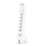 CyberPower Home Office 7-Outlet 2-USB Port Surge Protector, 4', 2000 Joules, White (P704URC1)~#|#~7A586EB2-9CB7-4B94-BB6AF596C2CFDF0D_sc7