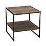Household Essentials Jamestown 19.8" Square Side End Table, Ashwood/Black (8077-1)~#|#~7A5ADEA1-034C-4857-BDE6CD0D09ADC5B6_sc7