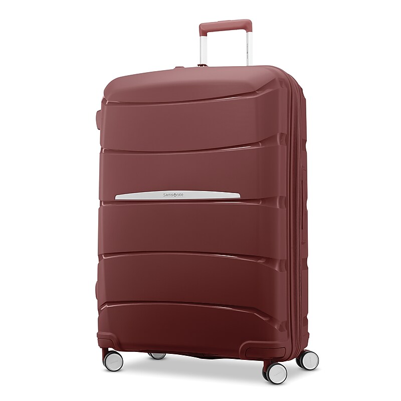 Samsonite Outline Pro 12.5" Hardside Suitcase, 4-Wheeled Spinner, Shiraz/Burgundy (137395-2020) image 1