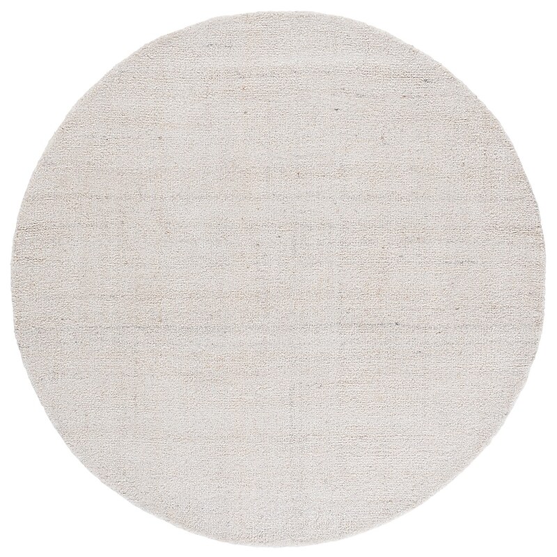 Safavieh Abstract Collection 4' Round Indoor Area Rug, Tufted, Ivory/Beige (ABT141D-4R) image 1