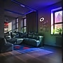 Simplee Adesso Luther LED RGB Color Changing Torchiere, 71.75"H, Black with Plastic Shade (SL0373-01)~#|#~7A60B1DB-AE77-4033-AB9455C8E9EDBFEE_sc7