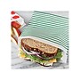 LunchSkins Paper Sandwich Bag, 9.4" x 7.1" x 2", White/Green, 50/Box (865772000494)~#|#~7A6407C2-6D92-4109-BB13075BA4FD43D5_sc7