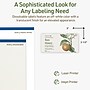 Avery Dissolvable Rectangle Multipurpose Labels, 2.5" x 5", Off-white, 30/Pack (94246)~#|#~7A674C7D-0DB8-44AE-86CA3238C087F675_sc7