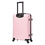 InUSA Vasty 26.37" Hardside Suitcase, 4-Wheeled Spinner, TSA Checkpoint Friendly, Pink (IUVAS00M-PNK)~#|#~7A67F197-269D-4CED-AA3AA905F12ADB12_sc7