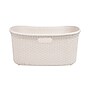 Mind Reader 10.57-Gallon Laundry Basket with Handles, Plastic, Ivory (40LBASK-IVO)~#|#~7A6A7795-18D5-45D7-A2128E53D7A95FD3_sc7