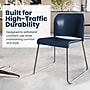 Flash Furniture Hercules Kenai Office Reception Stack Chair, Navy Plastic/Gray Frame (RUT239ANNV)~#|#~7A710296-50D3-453B-A09D0DA6C0C7E0AB_sc7