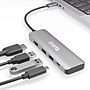 Plugable 4-in-1 USB-C Hub with 4K HDMI, 100W, Silver (USBC-4IN1)~#|#~7A746E26-4C6F-4DB5-BD09FF3C6A45BA91_sc7