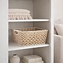 Simplify Natural Paper Rope Small Tote with Handles, Beige/White (25752-ST)~#|#~7A7605A5-02AB-4BAF-927144557D4AFE9F_sc7