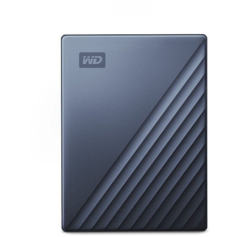WD My Passport Ultra 2 TB External USB 3.0 Portable Hard Drive, Blue (WDBC3C0020BBL-WESN) image 1