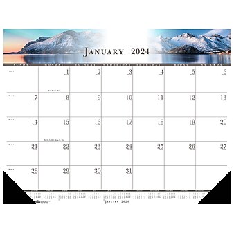 2024 House of Doolittle 22" x 17" Monthly Desk Pad Calendar (140-24)