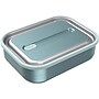 Bentgo MicroSteel Lunch Box, Aqua, 41 oz. (BGSTLCH-AQ)~#|#~7A7A88E8-DB48-4809-8DFF1D84E395004B_sc7