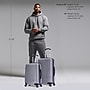 InUSA Royal 2-Piece Hardside Spinner Luggage Set, TSA Checkpoint Friendly, Silver (IUROY0SM-SIL)~#|#~7A7B69E0-7543-404E-93FDEF52FB39A8C0_sc7