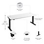 Bush Business Furniture Move 40 Series 72"W Electric Adjustable Standing Desk, White/Black (M4S7230WHBK)~#|#~7A7F89C6-2280-4BAF-A53EA2B3068260EF_sc7